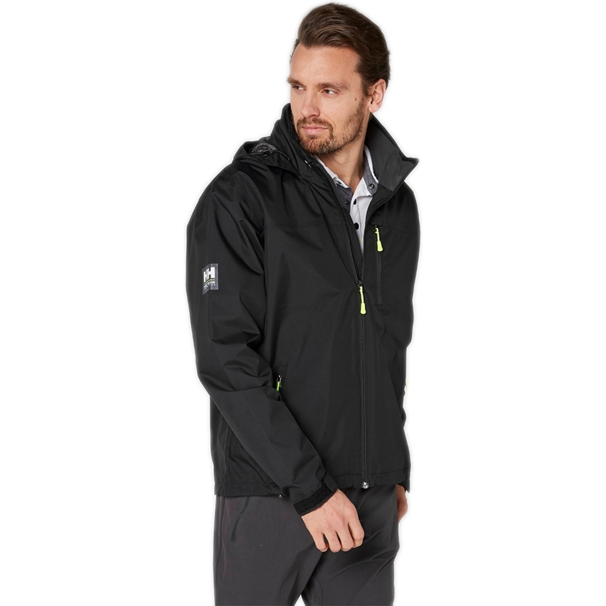 Helly Hansen Mens Crew Hooded Jacket 33875 sailing Jacket